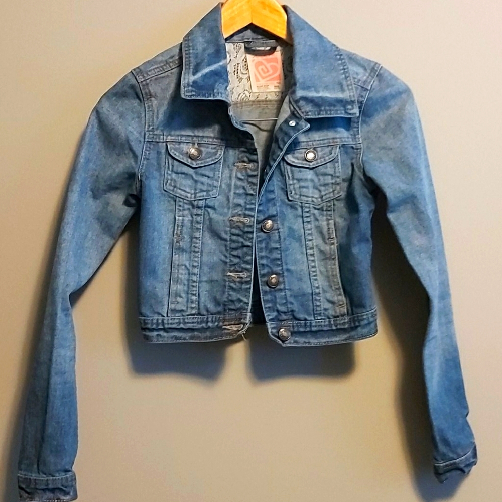 Ardene distressed denim jacket